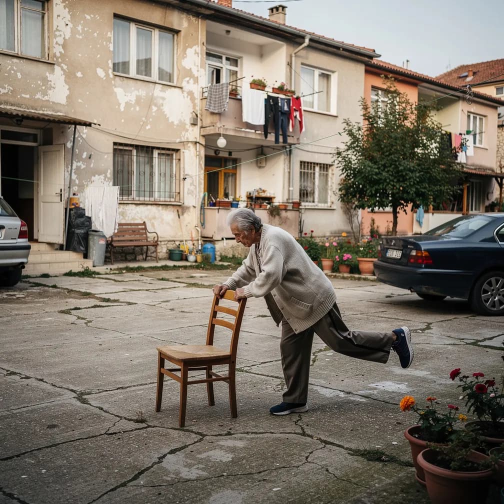 Vežbe sa stolicom za jačanje kukova kod starijih od 60 godina