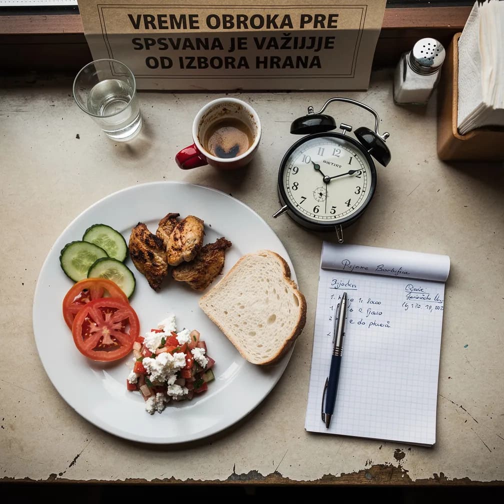 Vreme obroka pre spavanja važnije od izbora hrane