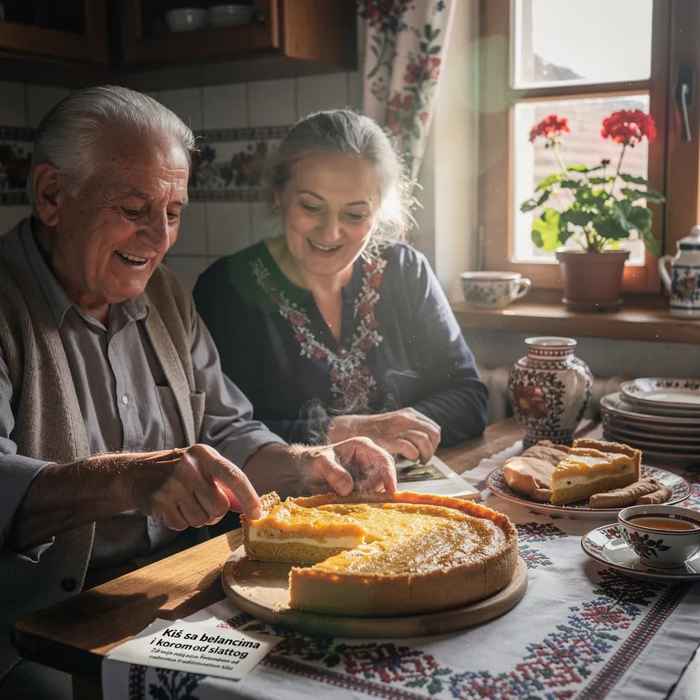Kiš sa belancima i korom od slatkog krompira: Zdravija alternativa tradicionalnom kišu