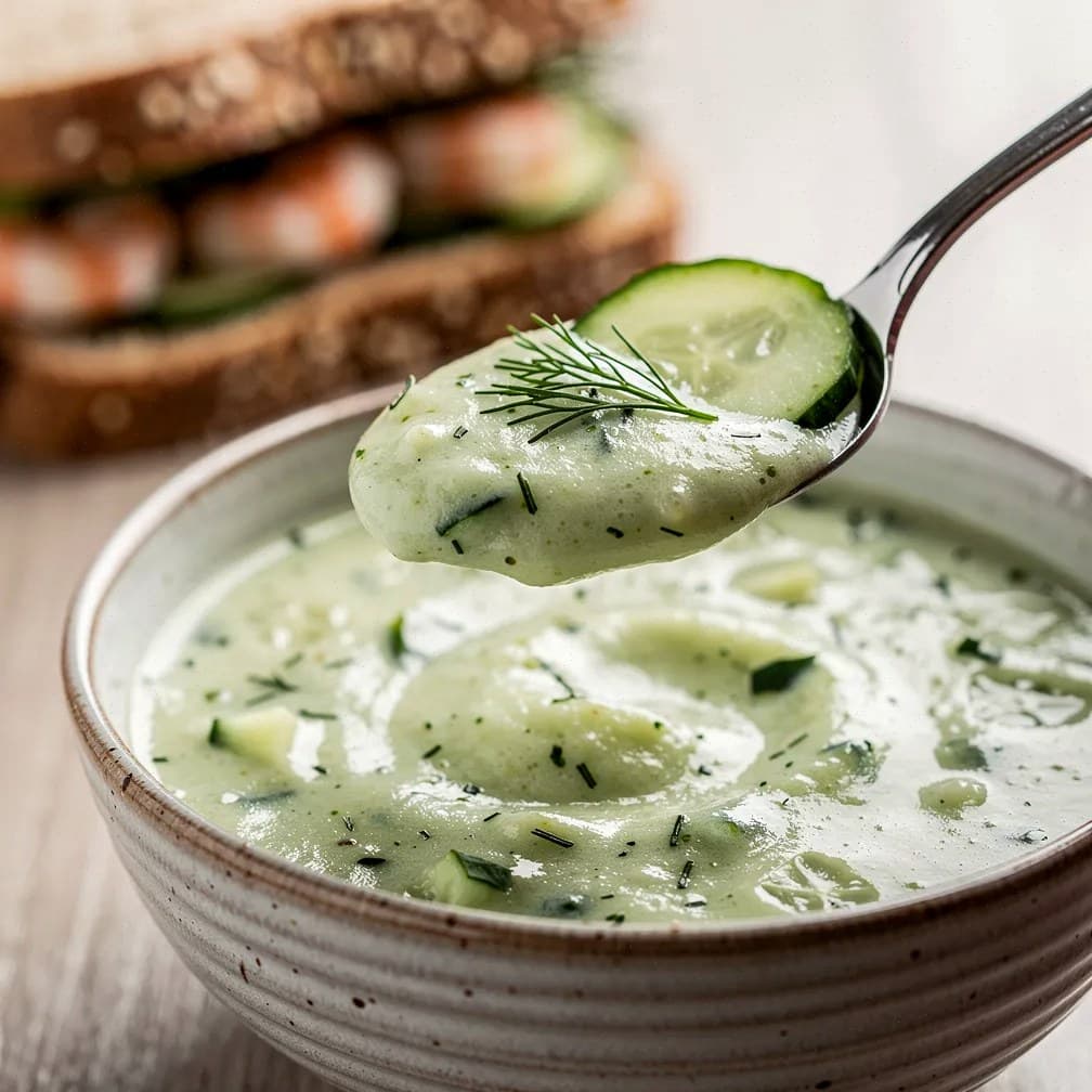 Recept za zdravu supu od krastavca i sendvič sa škampima